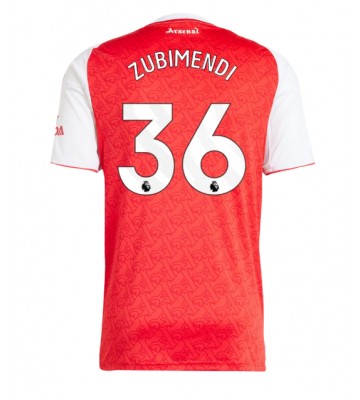 Arsenal Martin Zubimendi #36 Hjemmebanetrøje 2025-26 Kortærmet